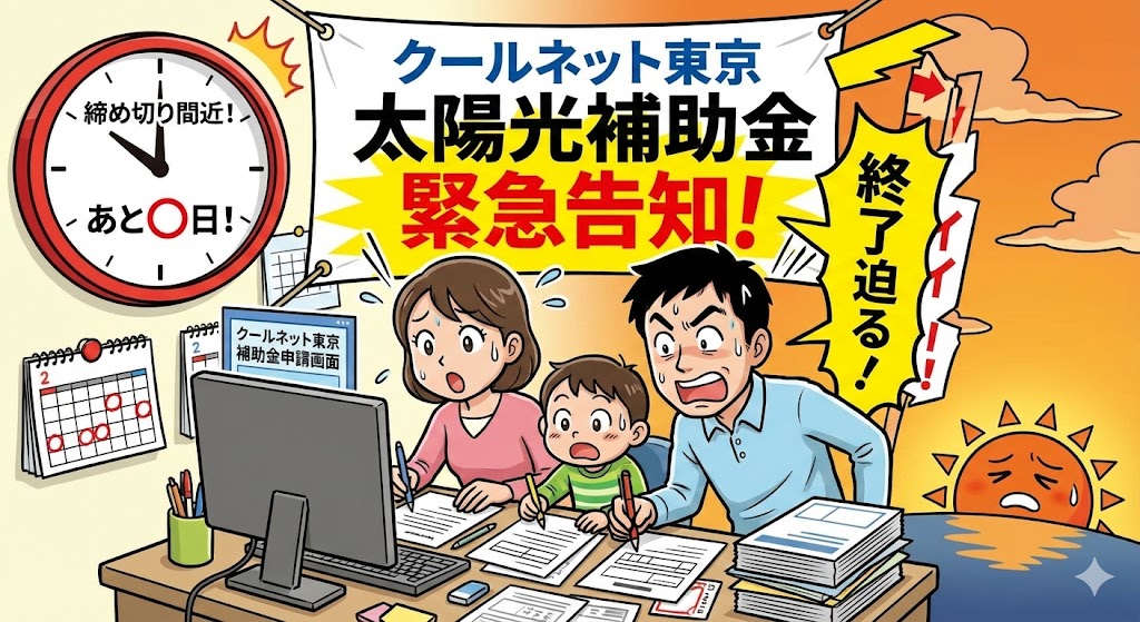 東京都の太陽光・蓄電池補助金、今がチャンス！