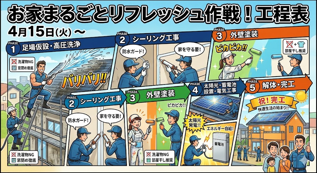 5. 施工の流れ